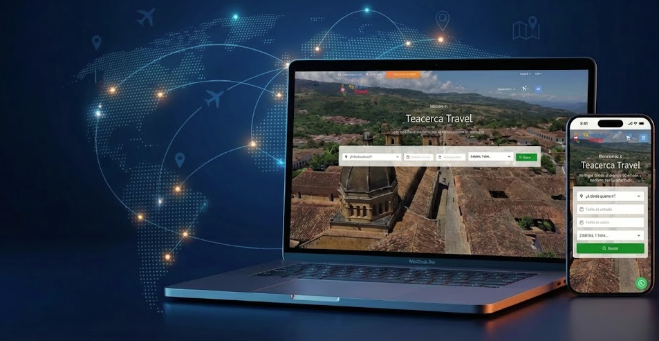 TeAcerca Travel Mockup